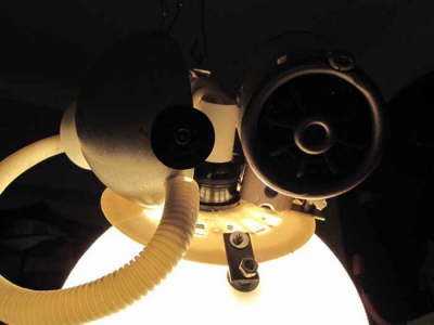 1. Roboter-Leuchte, Detail